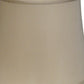 HomeRoots 20" Sloped Euro Bell Pongee Shantung Lampshade in Greige Finish