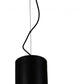 HomeRoots 20" x 20" x 26" Carbon Steel Pendant Lamp in Black Finish