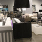 HomeRoots 20" x 20" x 69" Floor Lamp With Black Carbon Finish