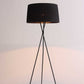 HomeRoots 20" x 20" x 69" Floor Lamp With Black Carbon Finish