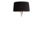HomeRoots 20" x 20" x 69" Floor Lamp With Black Carbon Finish