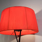 HomeRoots 20" x 20" x 69" Floor Lamp With Red Metal Finish