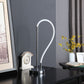 HomeRoots 21" Bedside LED Table Lamp in Silver Finish