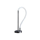 HomeRoots 21" Bedside LED Table Lamp in Silver Finish