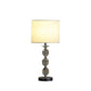 HomeRoots 21” Contemporary Hexagonal Crystal Table Lamp in Silver Finish