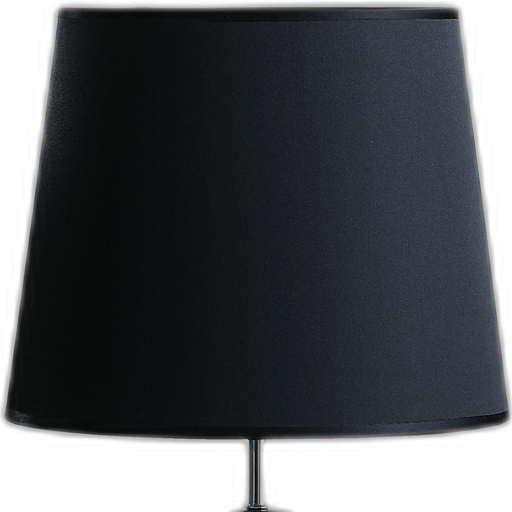 HomeRoots 21” Sculptural Clown Phone Holder Desk Lamp in Black Finish