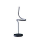 HomeRoots 22” Contemporary Spiral LED Table Lamp in Black Finish