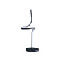 HomeRoots 22” Contemporary Spiral LED Table Lamp in Black Finish