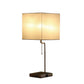 HomeRoots 22” Industrial Square Metal Table Lamp with USB Port in Gray Finish