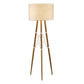 HomeRoots 22" x 22" x 66" Floor Lamp With White Aluminum Finish