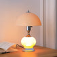 HomeRoots 24” Crackle Glass Table Lamp in Pale Pink Finish