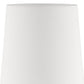 HomeRoots 24" Minimalist Table Lamp With Touch Switch in White Finish
