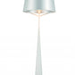 HomeRoots 24" x 24" x 67" Carbon Floor Lamp in White Finish