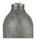 HomeRoots 25" Polished Nickel Table Lamp With White Empire Shade