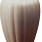 HomeRoots 26" Gold Bedside Table Lamp With Off White Empire Shade