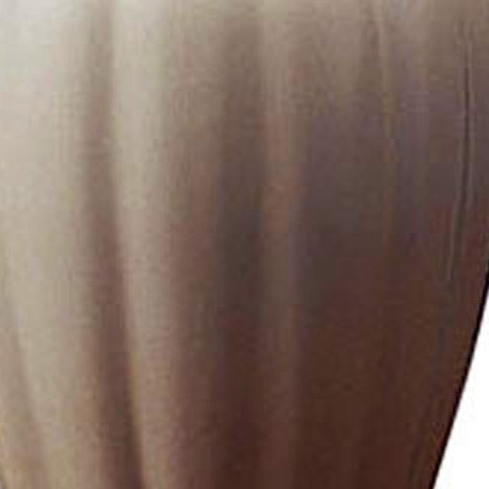 HomeRoots 26" Gold Bedside Table Lamp With Off White Empire Shade