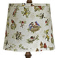 HomeRoots 27" Brown Table Lamp With Ivory And Blue Birds Empire Shade