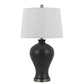 HomeRoots 27” Ceramic And Marble Table Lamps in Set of Two