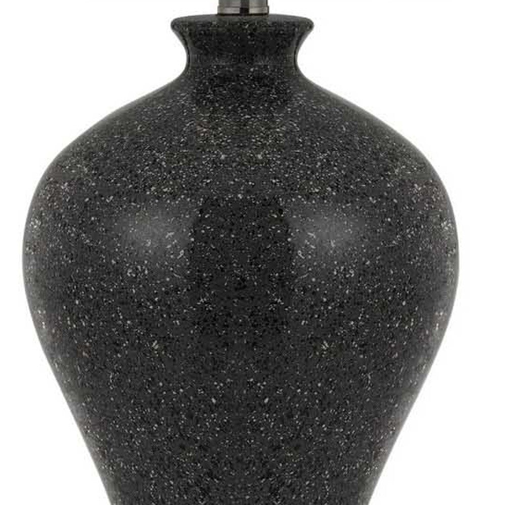 HomeRoots 27” Ceramic And Marble Table Lamps in Set of Two