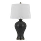 HomeRoots 27” Ceramic And Marble Table Lamps in Set of Two