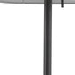 HomeRoots 27" Table Lamp With White Empire Shade and Black Metal Finish