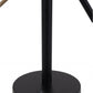 HomeRoots 28" Adjustable Table Lamp With Black and Gold Finish