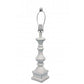 HomeRoots 29" Standard Table Lamp in White Finish