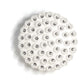 HomeRoots 29" x 29" x 7" Metal Pendant Lamp With White Glass Finish