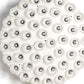 HomeRoots 29" x 29" x 7" Metal Pendant Lamp With White Glass Finish