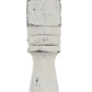 HomeRoots 30" Rustic White Standard Table Lamp With Pineapple Multi Shade