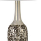 HomeRoots 30” Stylish Ceramic Pearl Table Lamp in Set of Two
