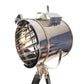 HomeRoots 32" x 32" x 67" Floor Lamp With Stainless Steel Finish