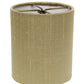 HomeRoots 4" Antique Gold Drum Chandelier Lampshades in Set of 6