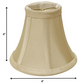 HomeRoots 4" Bright Yellow Slanted Chandelier Dupioni Lampshades in Set of 6