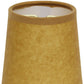 HomeRoots 4" Canvas Chandelier Kraft Paper Lampshades in Set of 6