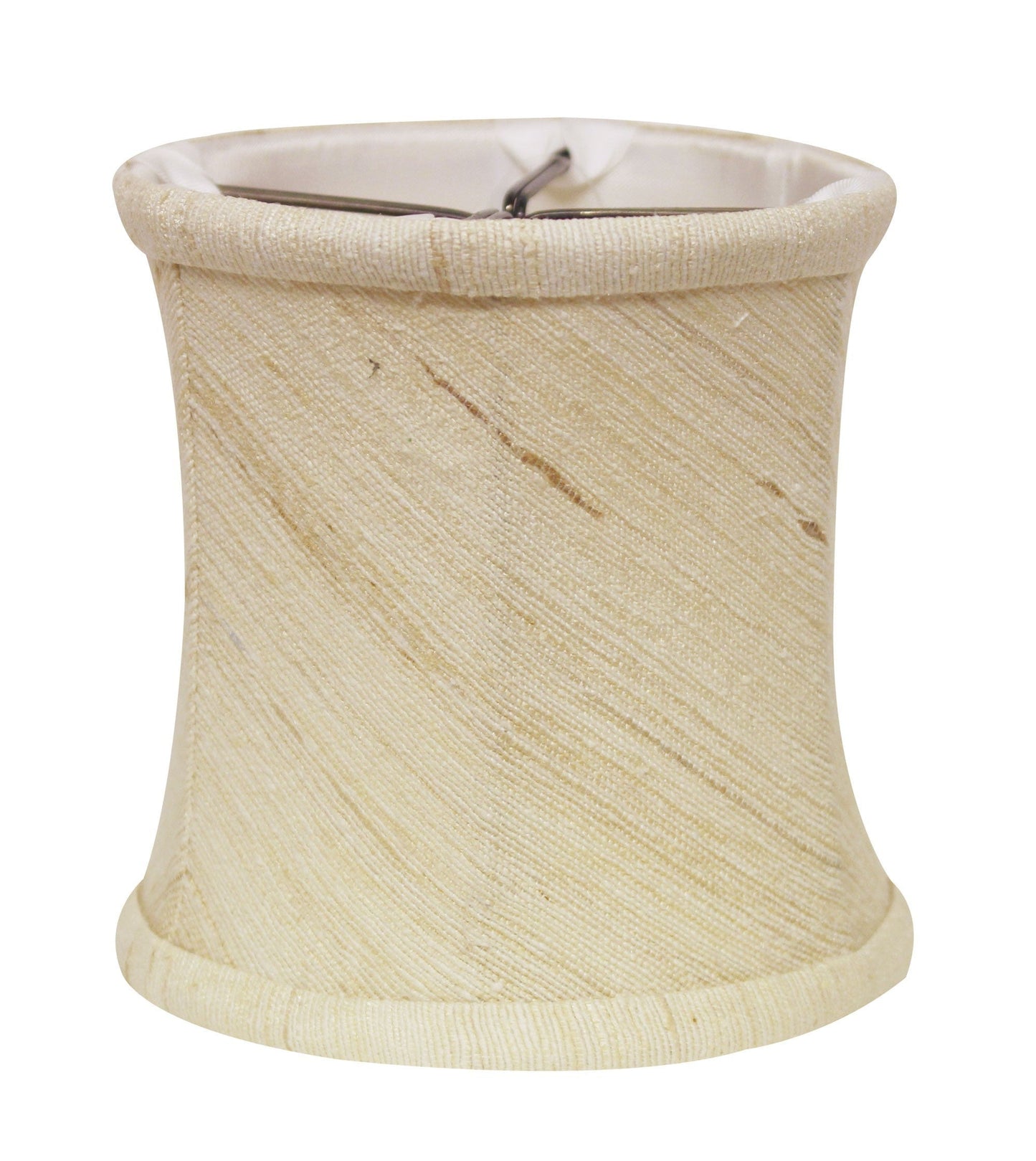 HomeRoots 4" Inherent Corset Drum Chandelier Silk Lampshades in Set of 6
