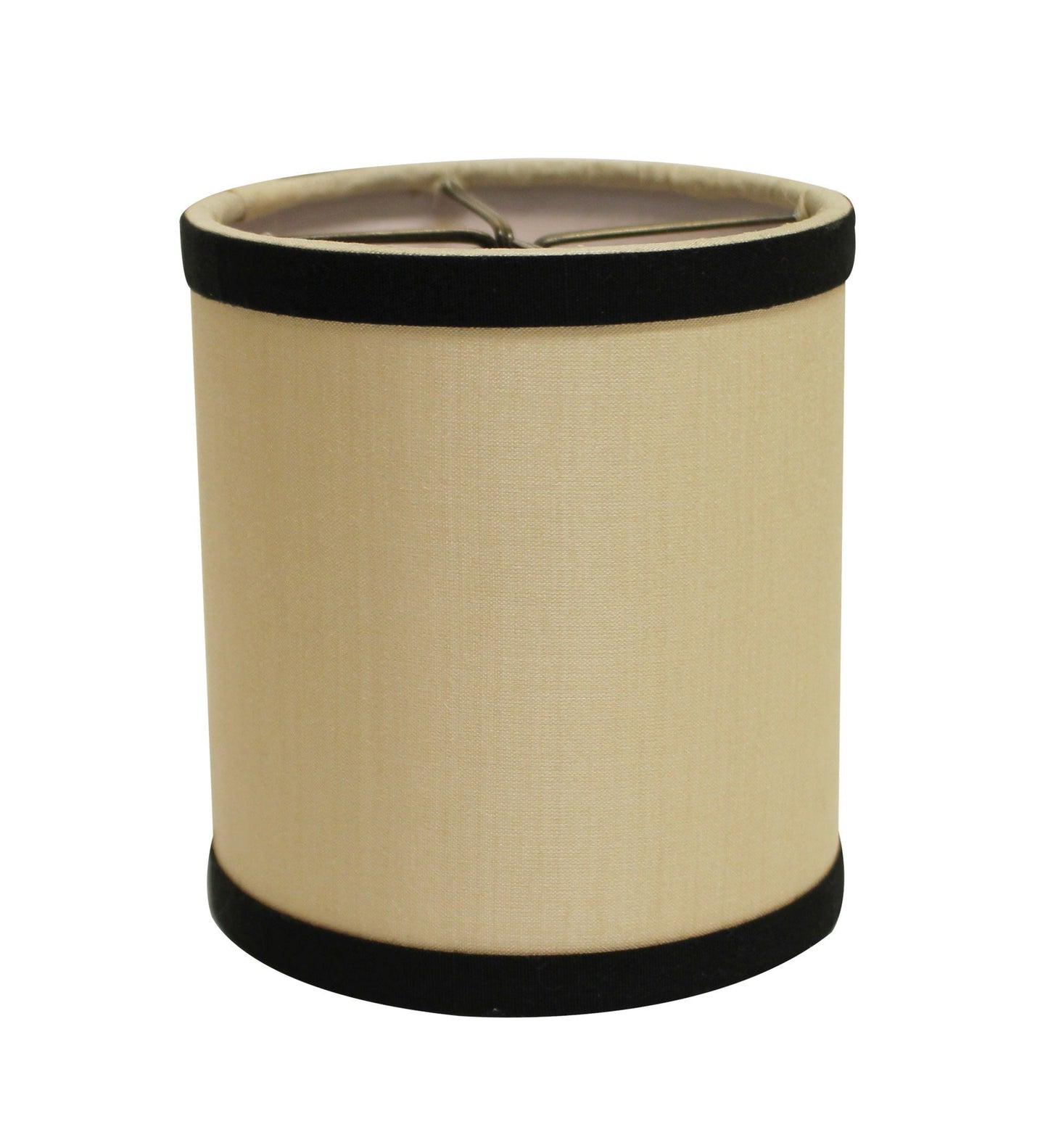 HomeRoots 4" Inherent Drum Chandelier Lampshades in Set of 6