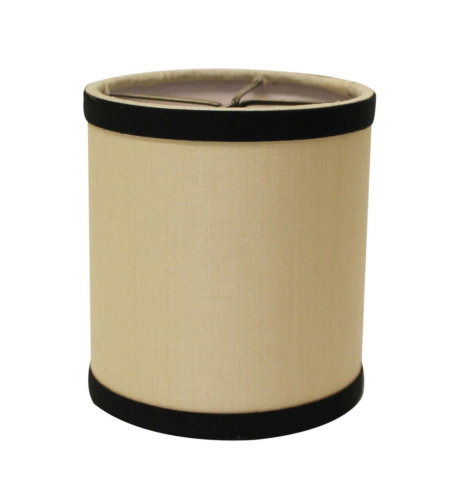 HomeRoots 4" Inherent Drum Chandelier Lampshades in Set of 6
