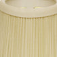 HomeRoots 4" Ivory Chandelier Broadcloth Lampshades in Set of 6