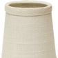 HomeRoots 4" Off White Chandelier Linen Lampshades in Set of 6