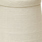 HomeRoots 4" Off White Chandelier Linen Lampshades in Set of 6