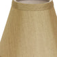 HomeRoots 4" Pale Brown Chandelier No Slub Lampshades in Set of 6