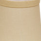 HomeRoots 4" Parchment Beige Chandelier Linen Lampshades in Set of 6