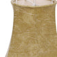 HomeRoots 4" Parchment Slanted Faux Chandelier Lampshades in Set of 6