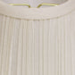 HomeRoots 4" White Chandelier Broadcloth Lampshades in Set of 6
