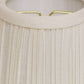 HomeRoots 4" White Chandelier Broadcloth Lampshades in Set of 6