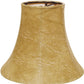 HomeRoots 5" Antique Parchment Empire Slanted Chandelier Lampshades in Set of 6