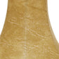 HomeRoots 5" Antique Parchment Empire Slanted Chandelier Lampshades in Set of 6