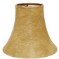 HomeRoots 5" Antique Parchment Empire Slanted Chandelier Lampshades in Set of 6