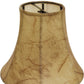 HomeRoots 5" Antique Parchment Empire Slanted Chandelier Lampshades in Set of 6